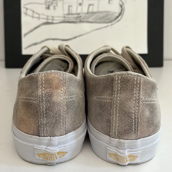 Vans Camden Stripe Metallic Galaxy Sparkle Fabric Sneakers Women’s Size 9.5 - Picture 7 of 13